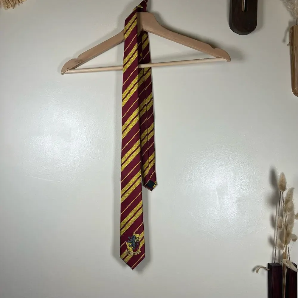 Harry Potter Gryffindor neck Tie Maroon Gold Costume